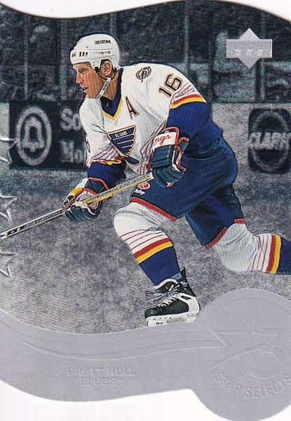 insert karta BRETT HULL 97-98 UD 3 Star Selects číslo T9C